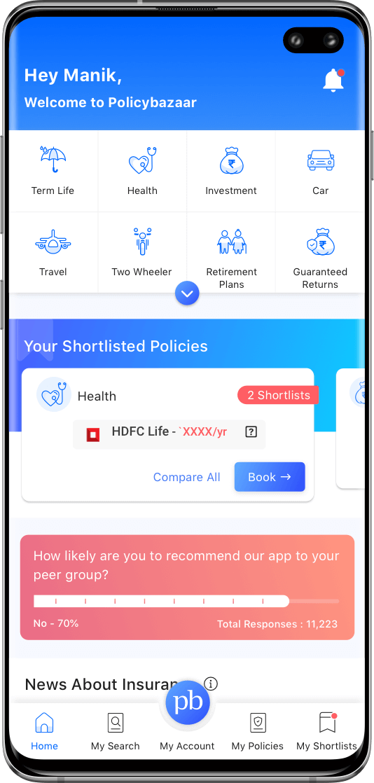 PolicyBazaar Insurance App Download Insurance App