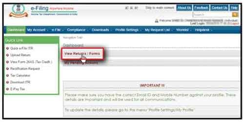 E-Verification of ITR through Net Banking