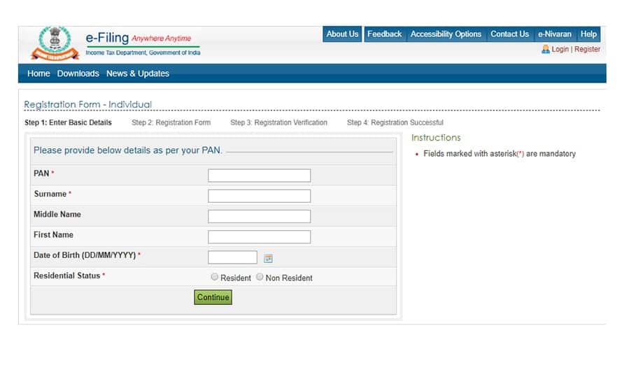 Registration Form
