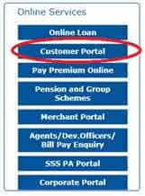 LIC Login for forgotten password