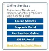 LIC e-services