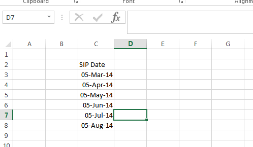 SIP Return Calcaulation