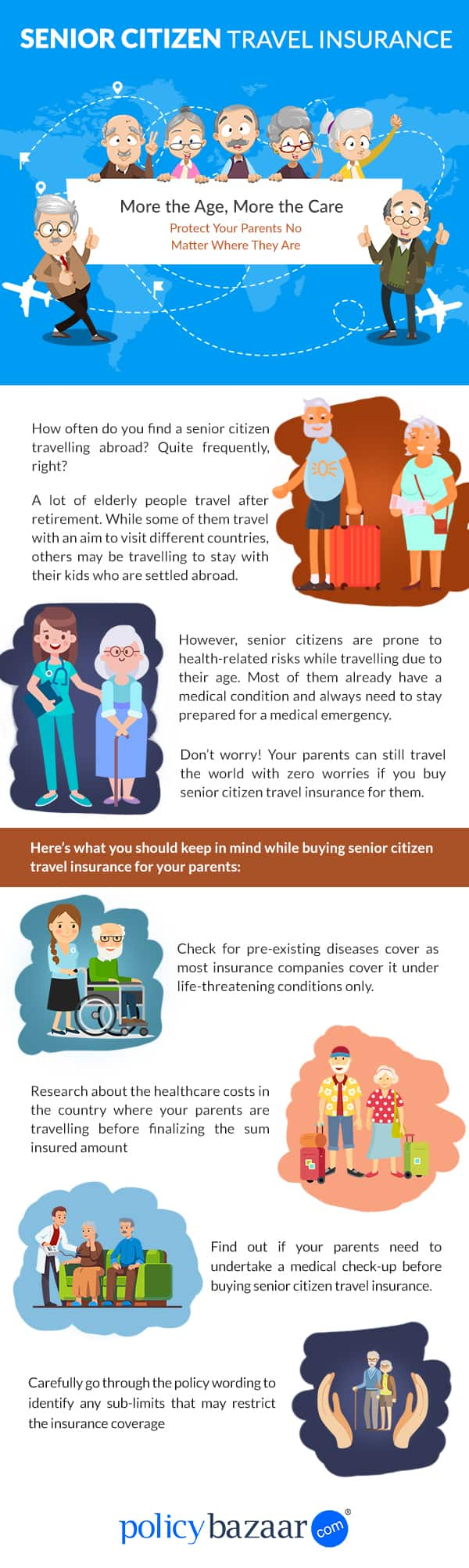 senior citizen travel insurance | compare, buy or renew online