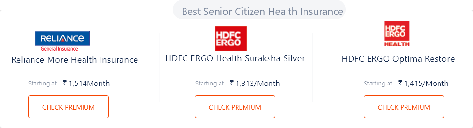 Senior Citizen Health Insurance Policies Senior Citizen Health Insurance Policies