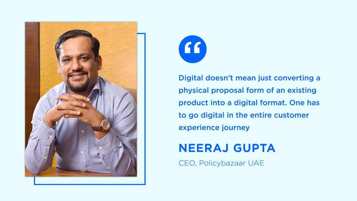 Neeraj Gupta Policybazaar UAE Digital Insurance